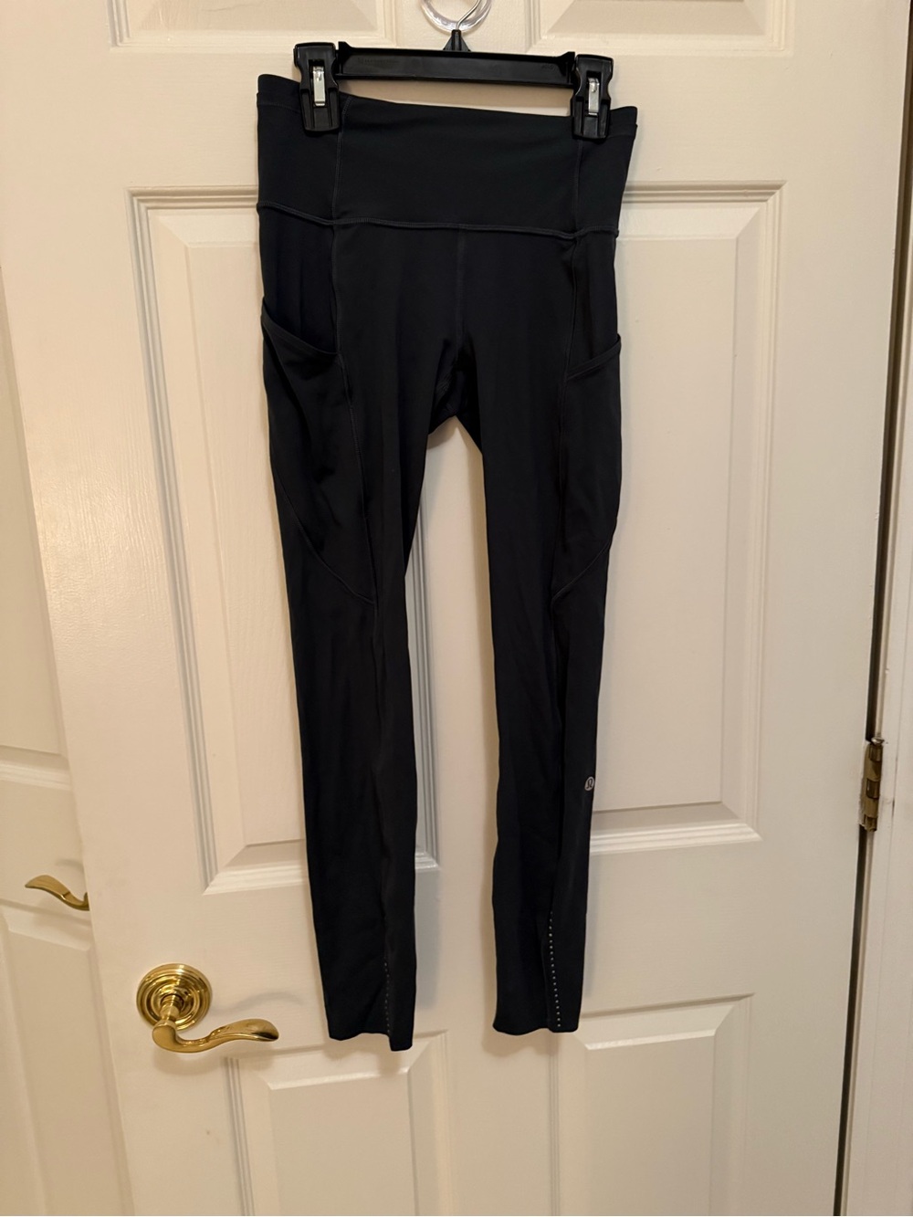 lululemon athletica Black High-Rise Leggings with Side Pockets